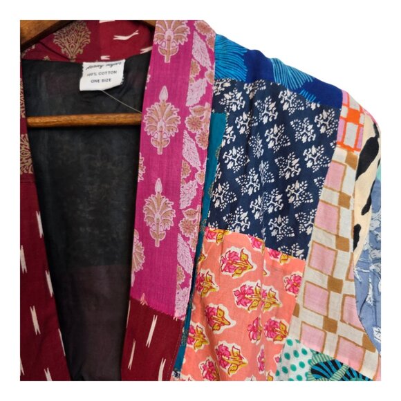 Ashley Taylor Women's Patchwork Jacket Multicolor One Size Fits Large XLarge - Picture 7 of 15